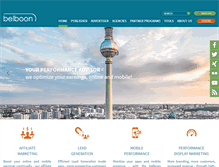 Tablet Screenshot of belboon.com